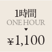 1時間 ¥1,000